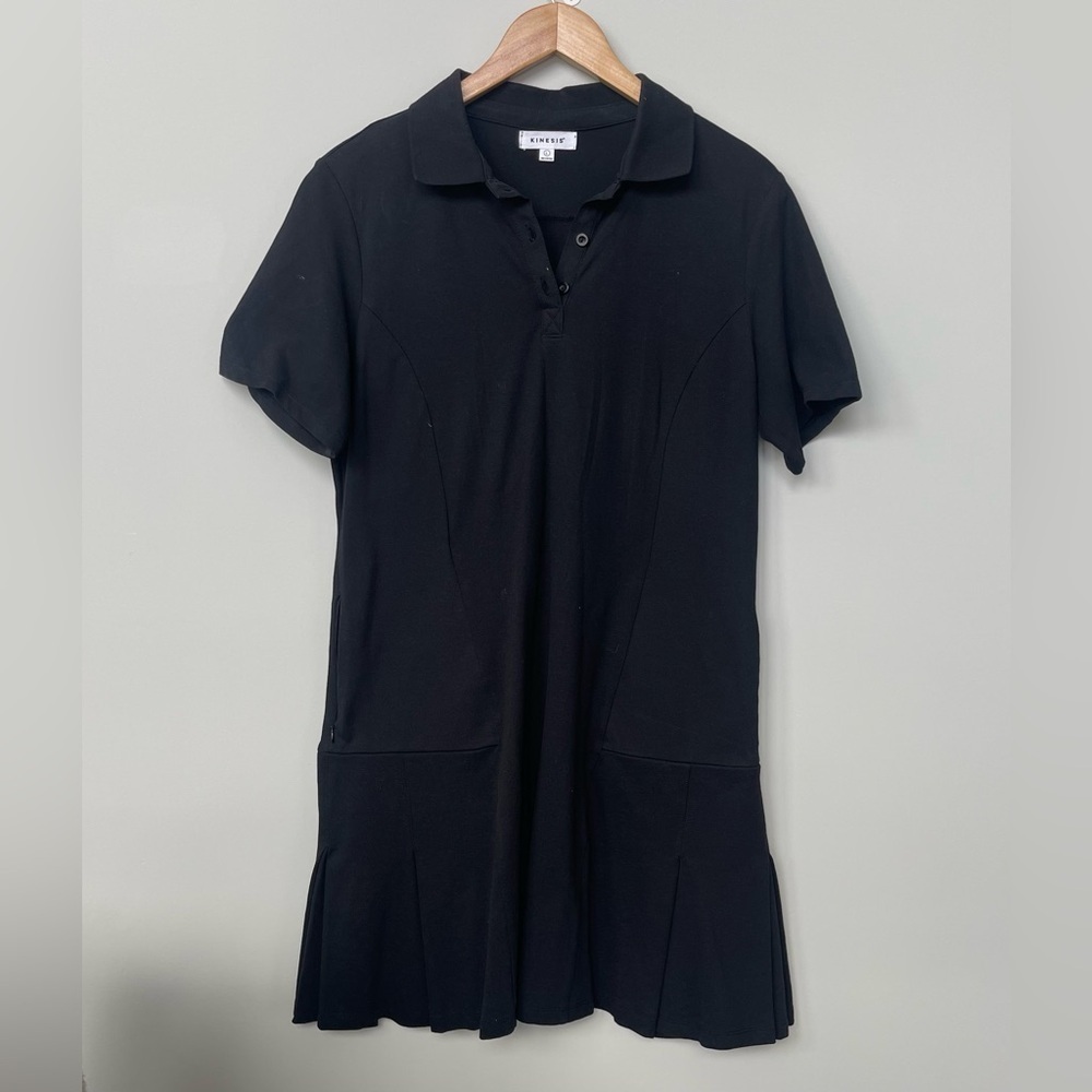 KINESIS | Collared Polo Tennis Prep Dress Pockets Athleisure Sporty Quiet Luxury